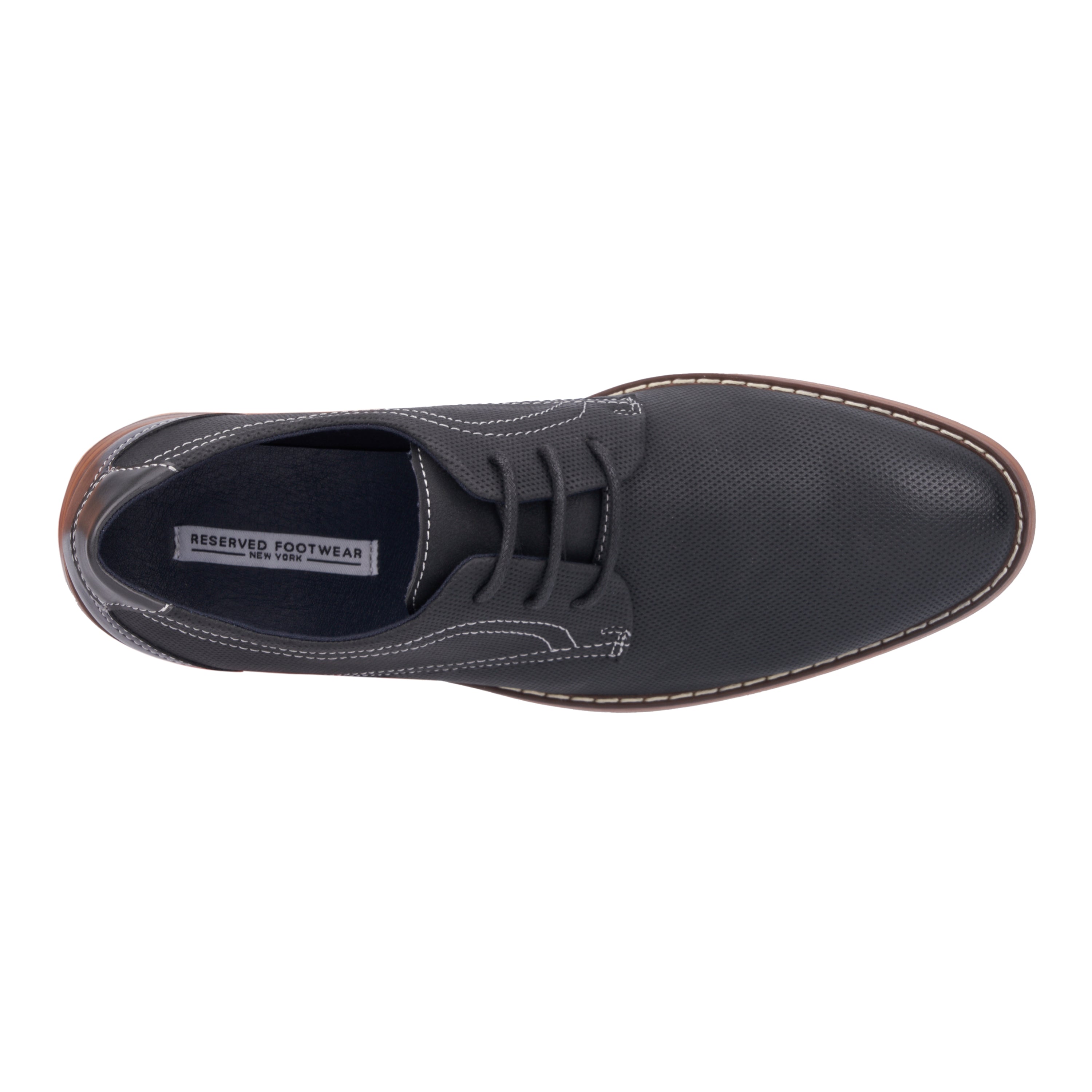  Reserved Footwear New York Men's Bertrand Dress Oxfords - Black - Bonton