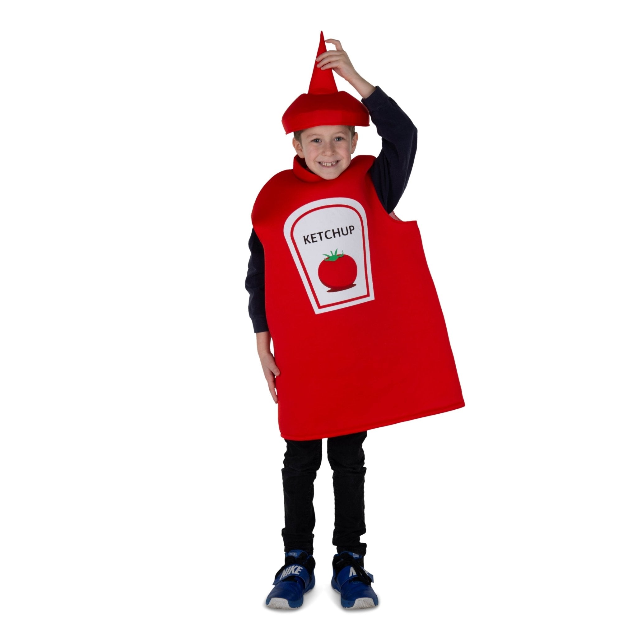  Dress Up America Ketchup Bottle Costume - Kids/Adults by Dress Up America - Large (12-14) - Bonton