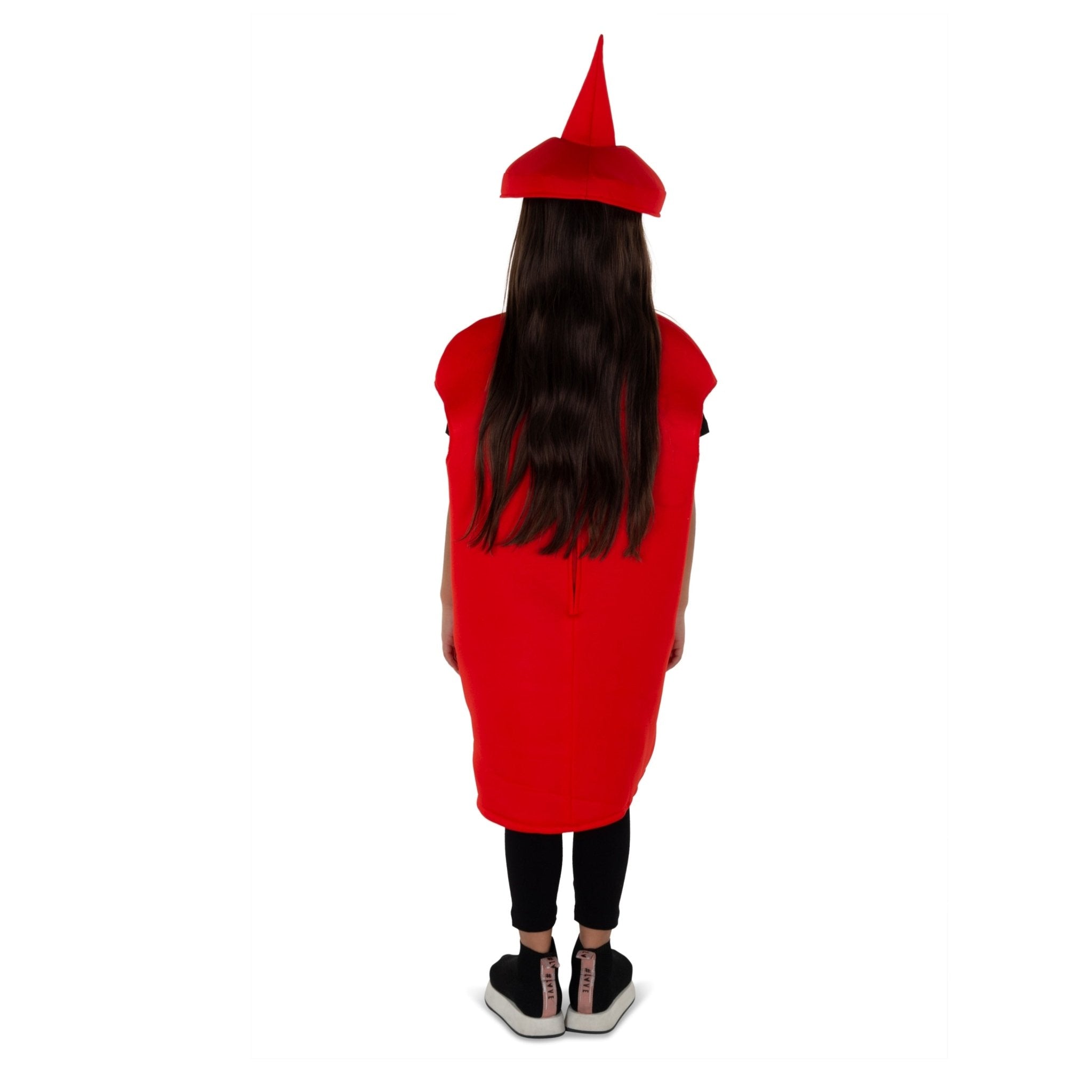  Dress Up America Ketchup Bottle Costume - Kids/Adults by Dress Up America - Large (12-14) - Bonton