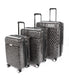  Kathy Ireland Yasmine 3-Piece Hardside Luggage Set - Black Leopard - Bonton