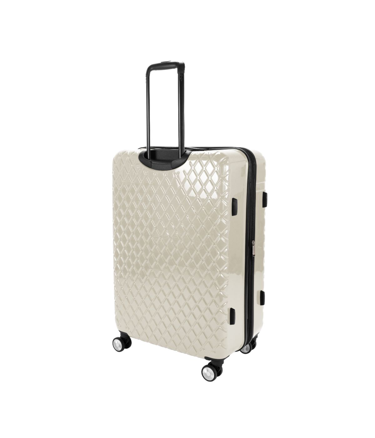  Kathy Ireland Yasmine 3-Piece Hardside Luggage Set - Ivory - Bonton