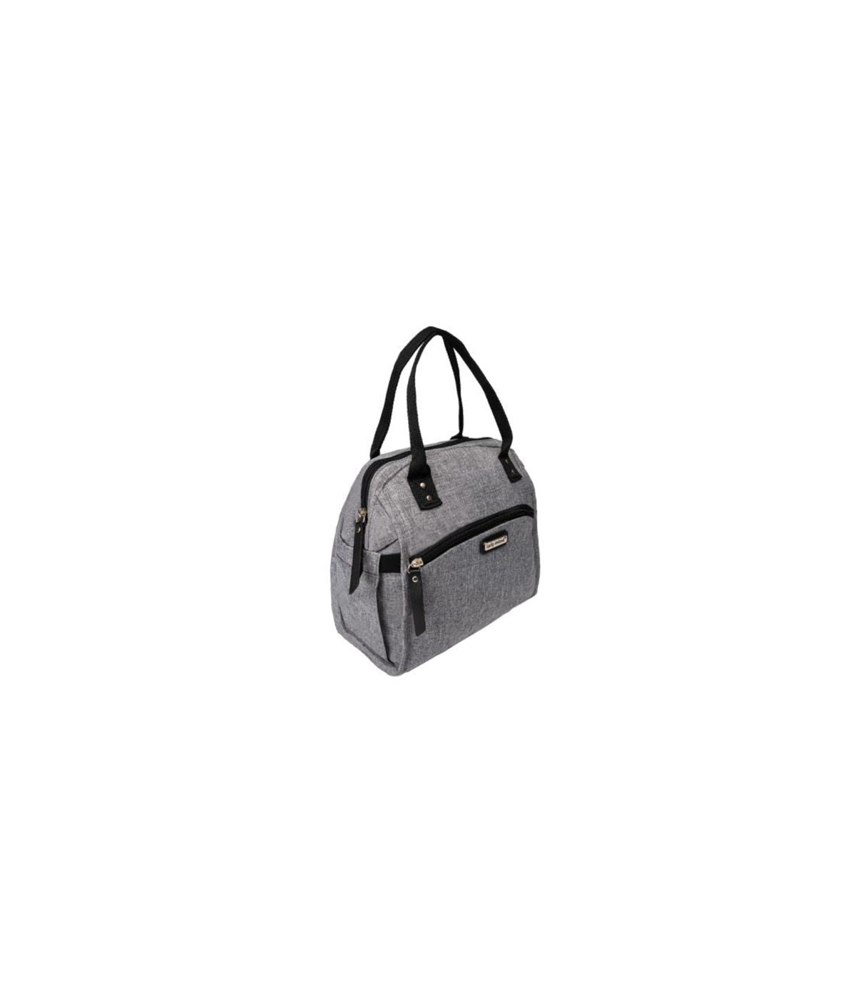  Kathy Ireland Ava Wide Mouth Lunch Tote - Heather Grey - Bonton