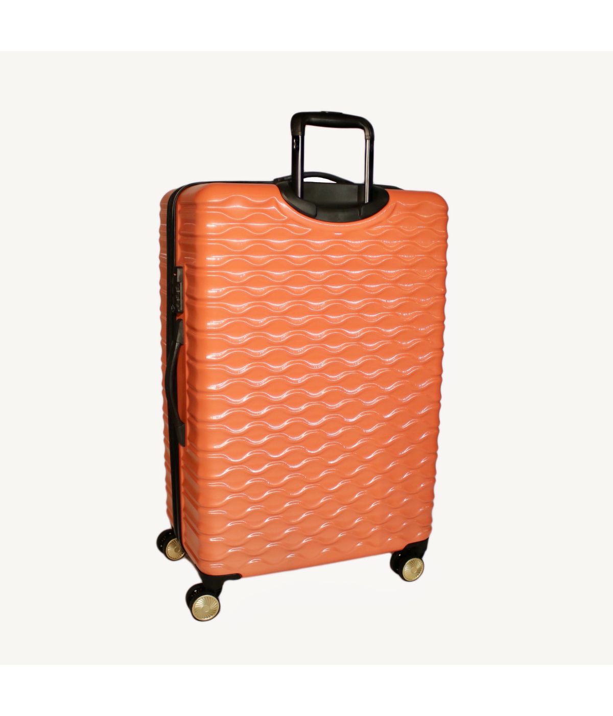  Kathy Ireland Maisy 3-Piece Hardside Luggage Set - Coral - Bonton