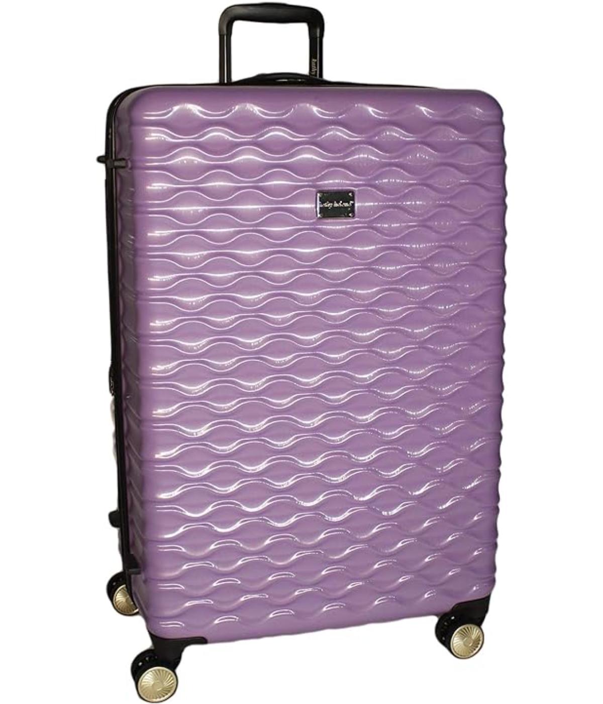  Kathy Ireland Maisy 3-Piece Hardside Luggage Set - Lavender - Bonton