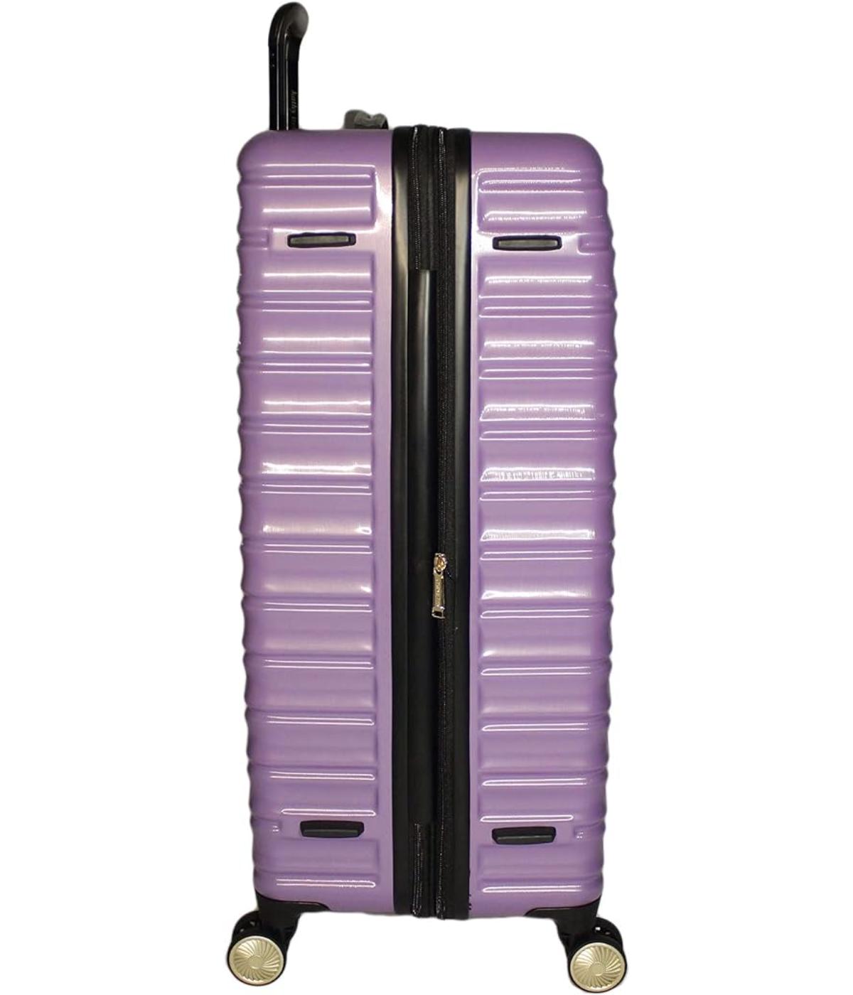  Kathy Ireland Maisy 3-Piece Hardside Luggage Set - Lavender - Bonton