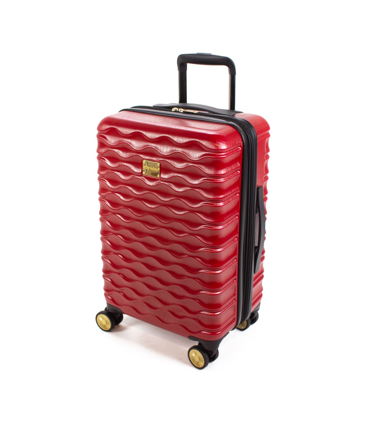  Kathy Ireland Maisy 3-Piece Hardside Luggage Set - Red - Bonton