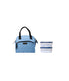  Kathy Ireland Leah Wide Mouth Lunch Tote - Heather Blue - Bonton