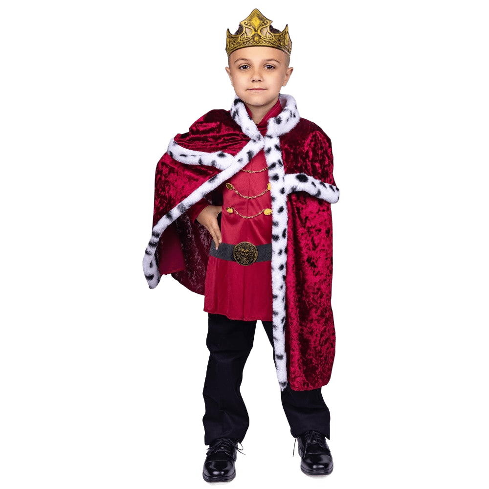  Dress Up America King Costume Set - Kids by Dress Up America - Large - Bonton