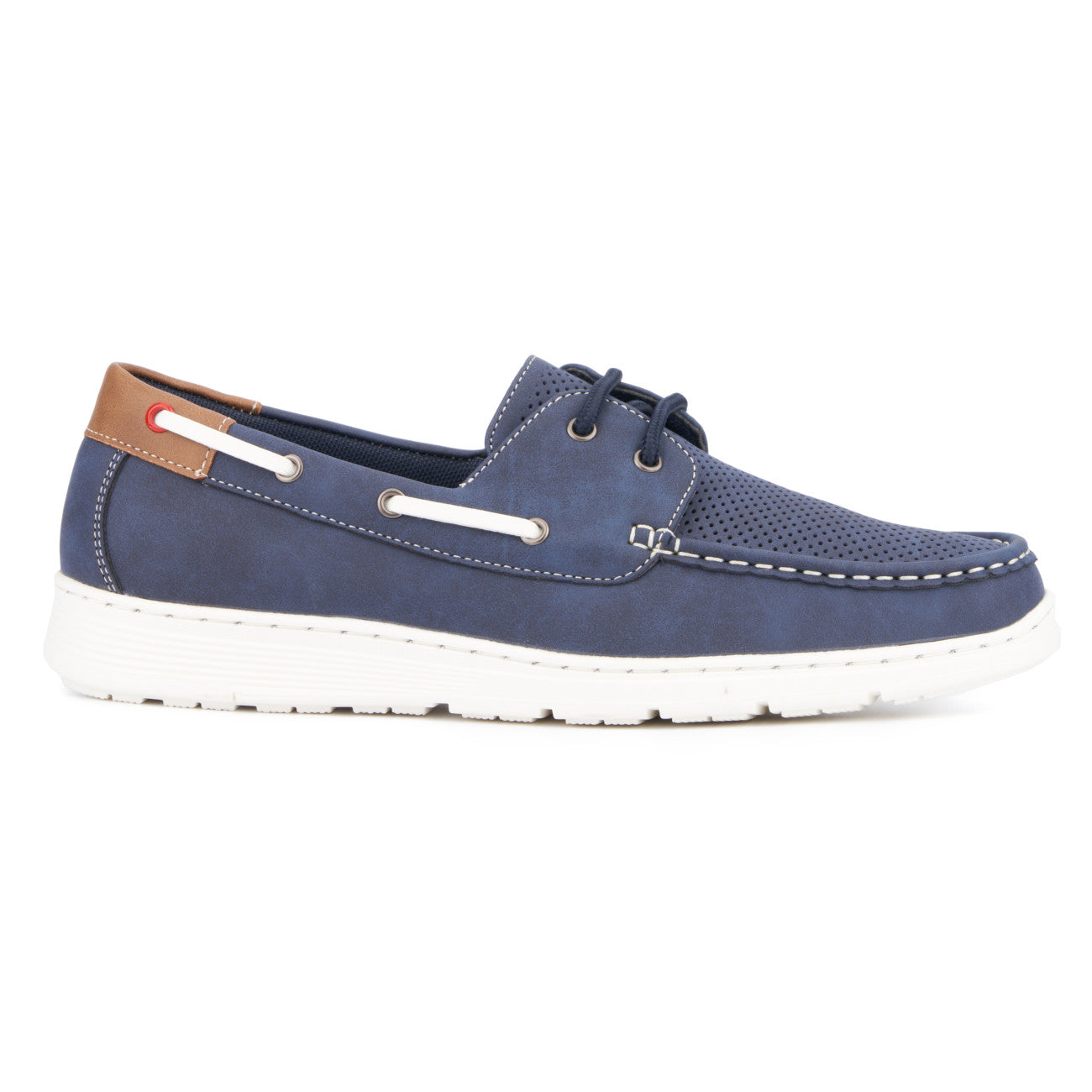  Xray Footwear Men's Trent Dress Casual Boat Shoes - NAVY - Bonton