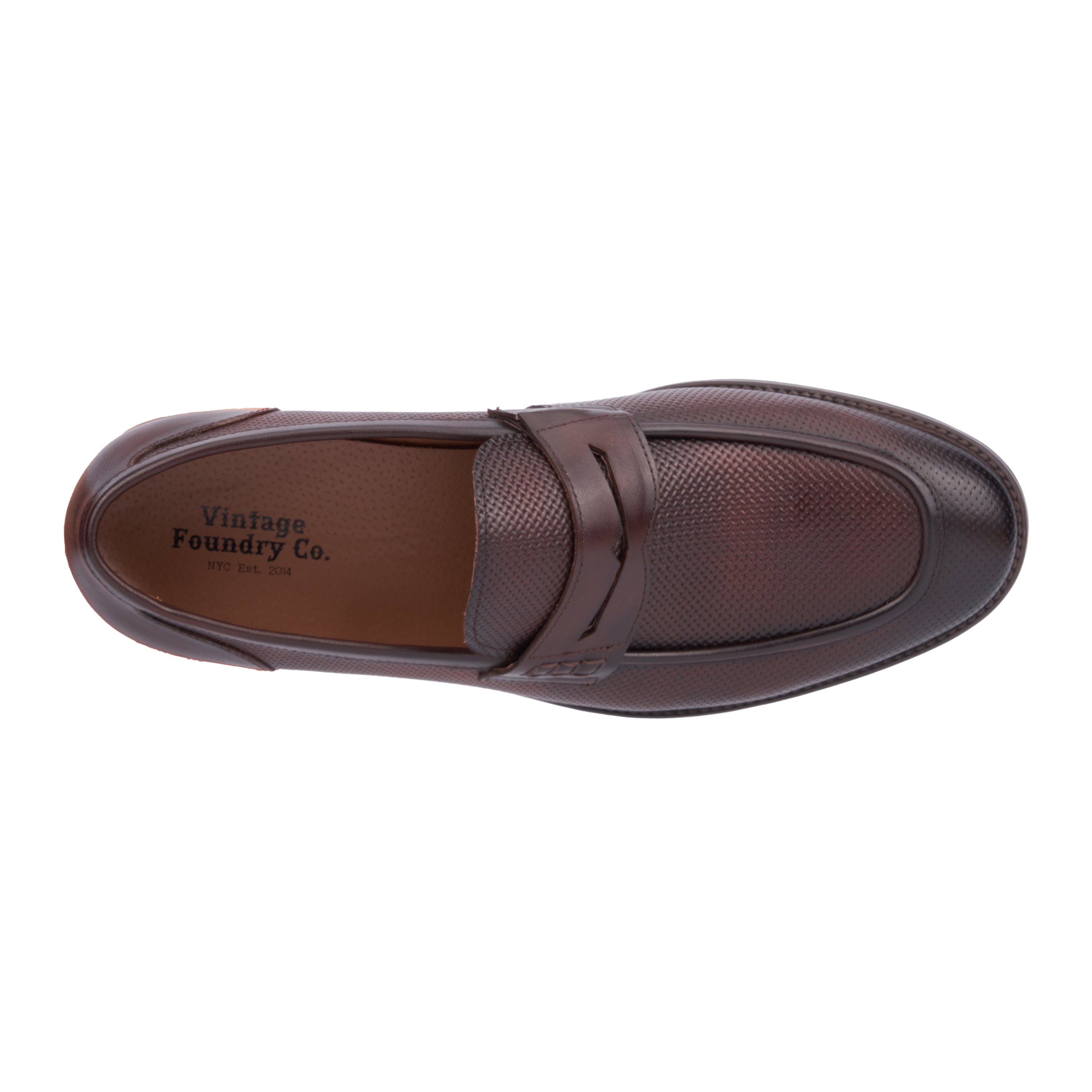  Vintage Foundry Co. Men's Adamson Dress Loafers - Brown - Bonton