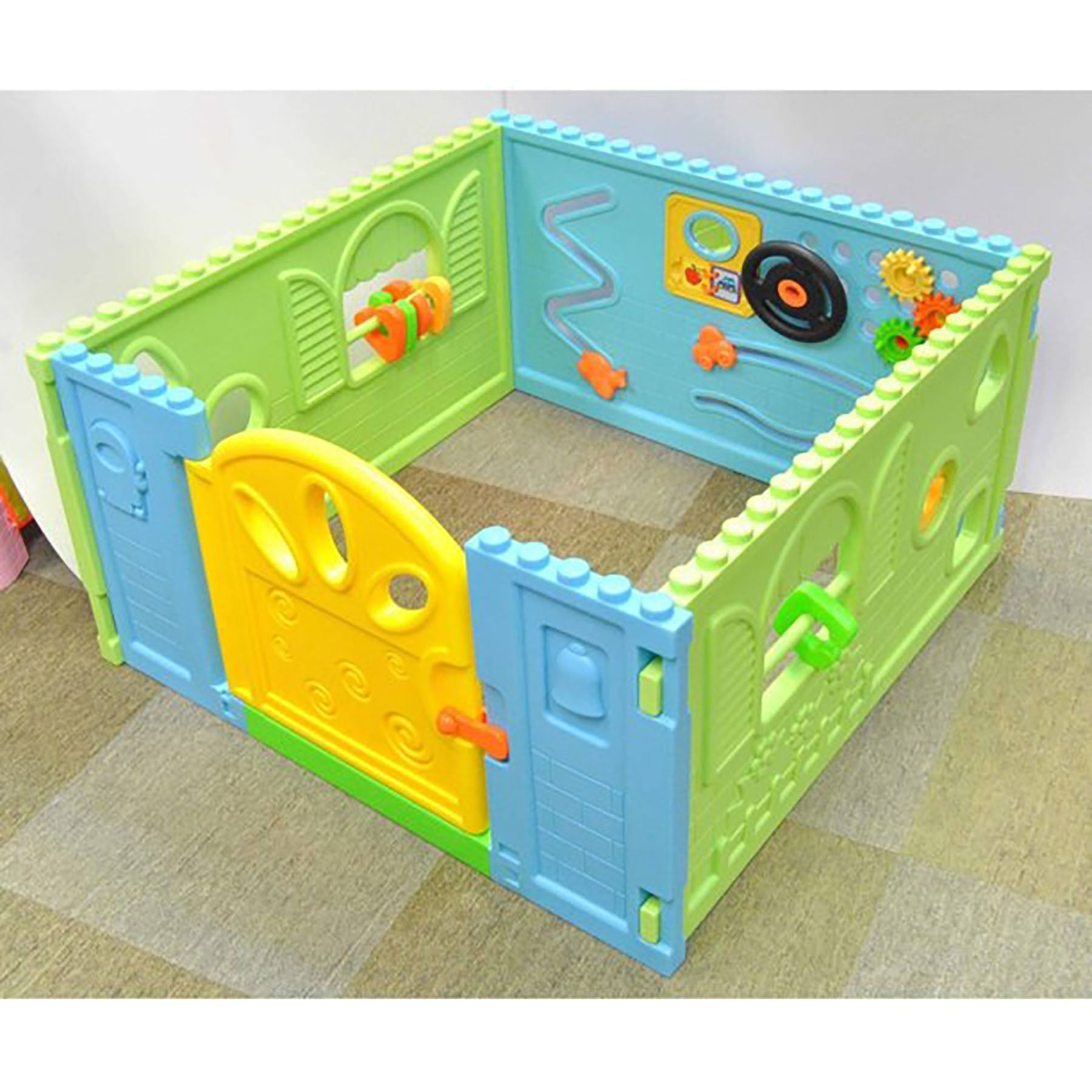  Pavlov'z Toyz Electronic Interactive Baby Play Yard/Play Room, Ages 1+ - Multi - Bonton