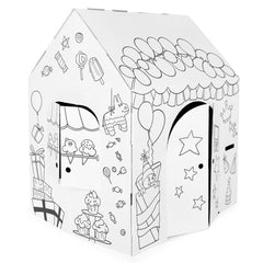 Easy Playhouse Birthday Fort- Decorate & Personalize