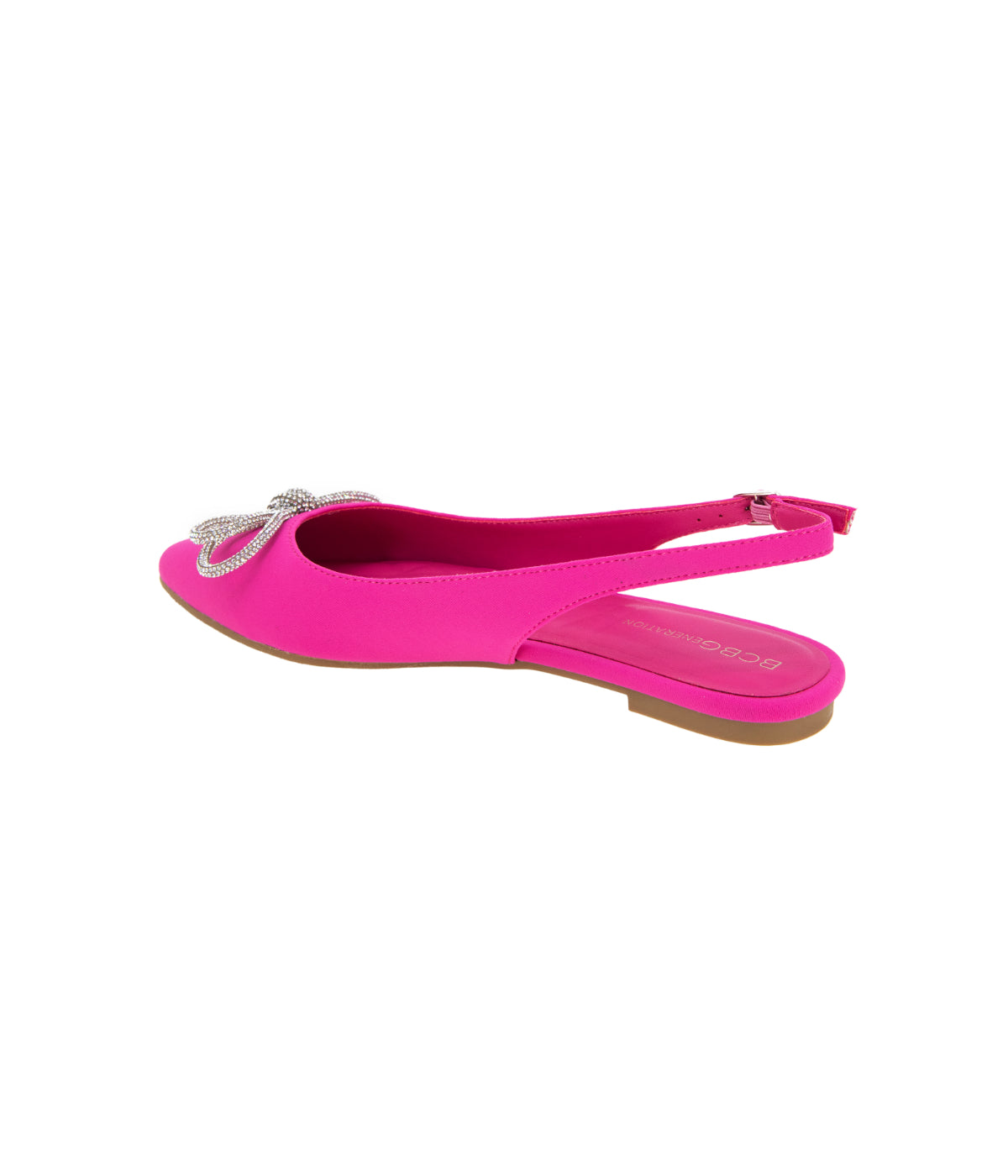  BCBGeneration KRISTIN Women's Flat Shoes - Fuchsia Pink Neo - Bonton