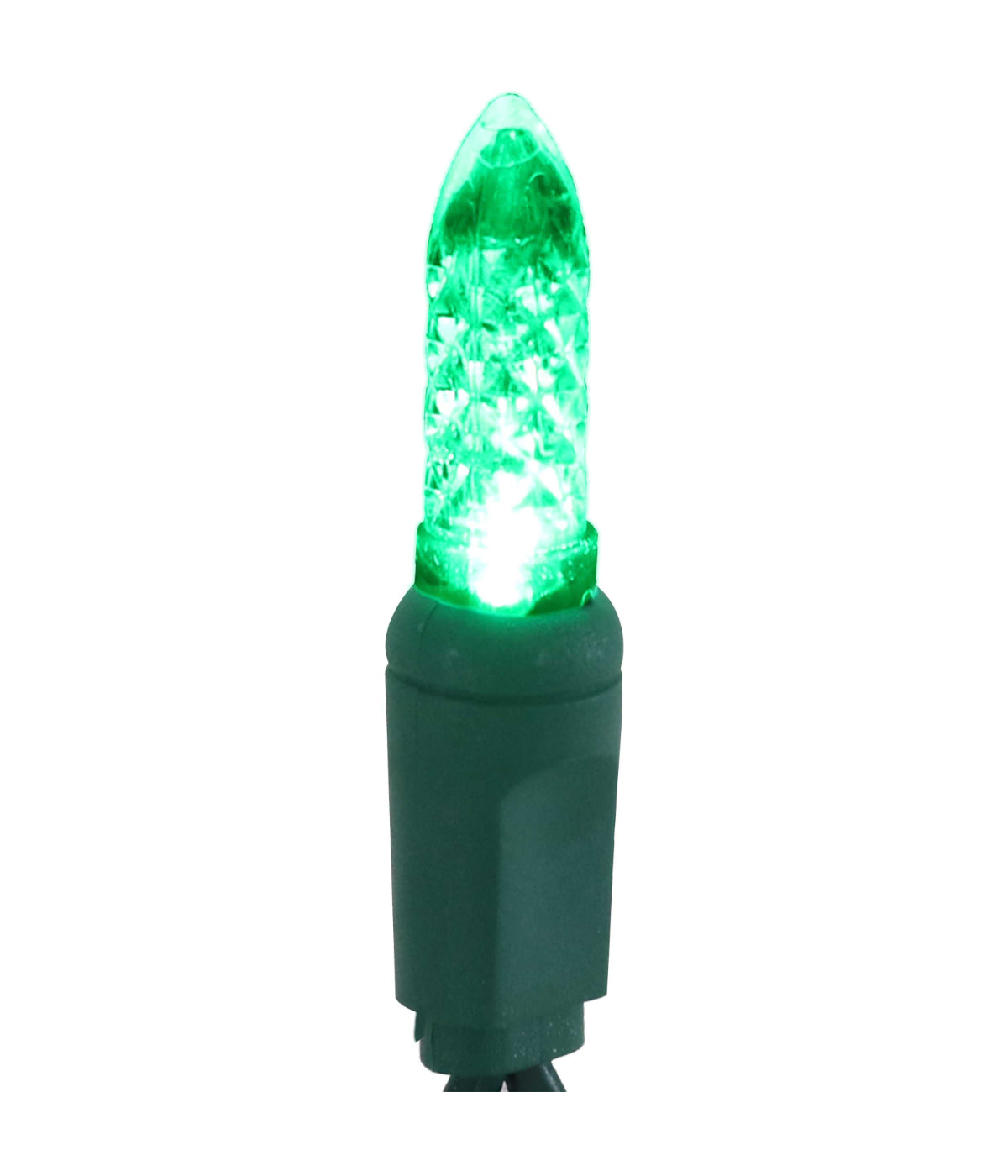  Sunnydaze Decor Sunnydaze Electric Plug-In 70ct LED Indoor/Outdoor String Lights Smooth M6 Green Wire - Green - Bonton