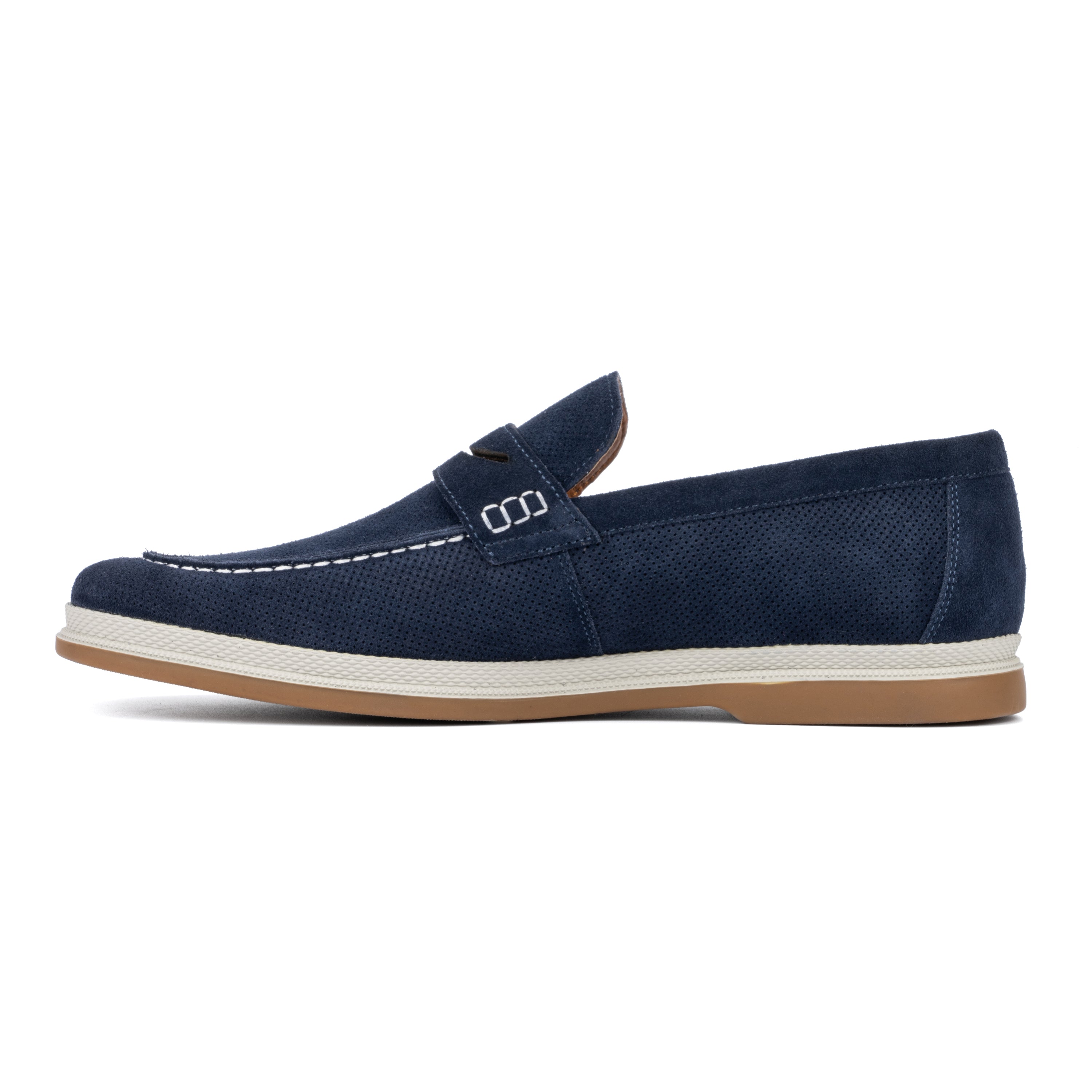  Vintage Foundry Co. Men's Menahan Casual Loafers - Blue - Bonton