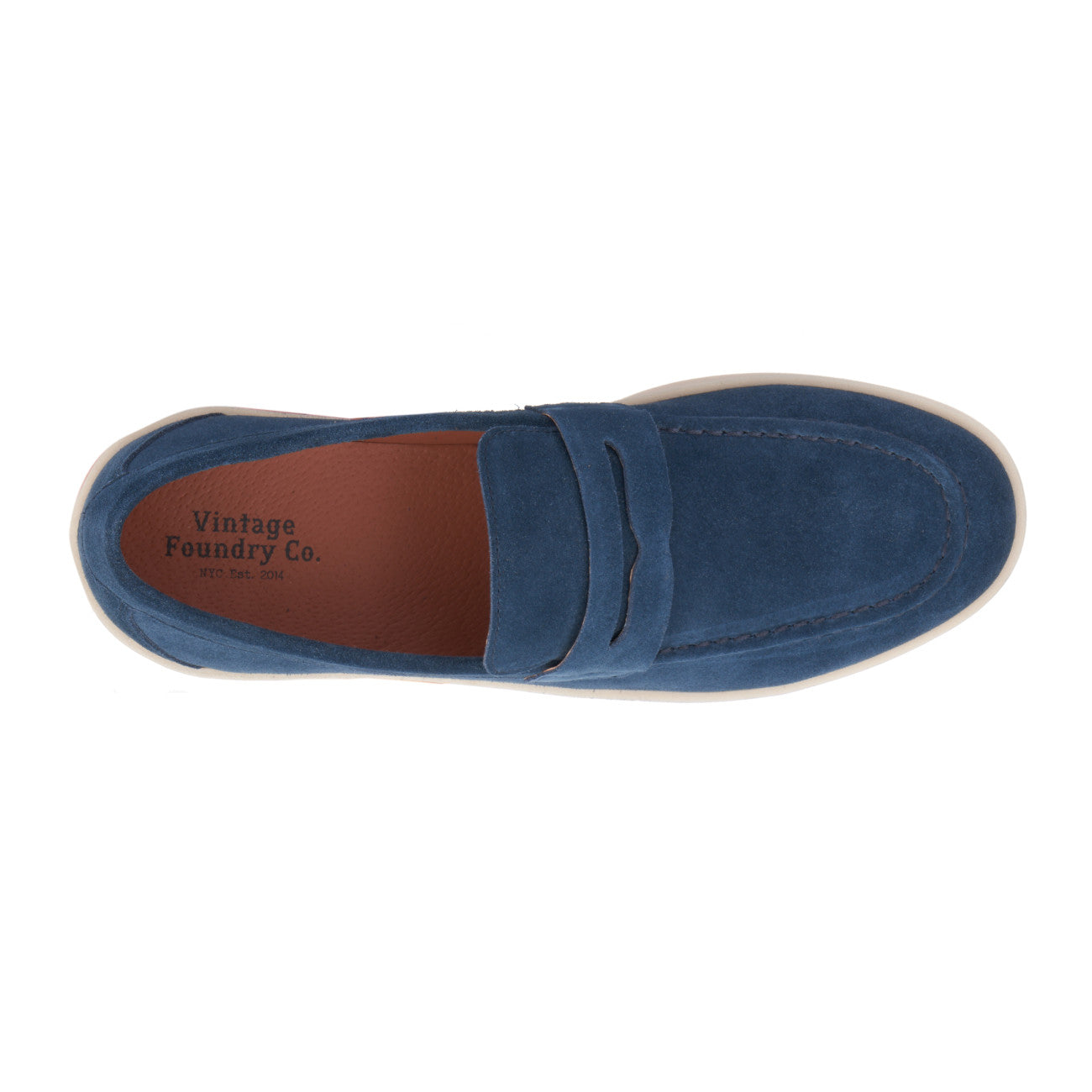  Vintage Foundry Co. Vintage Foundry Co. Men's Edmund Casual Loafers - NAVY - Bonton