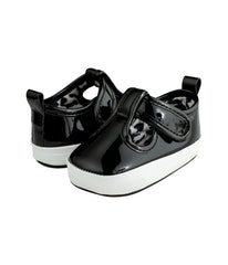 Infant Black Patent T-Strap