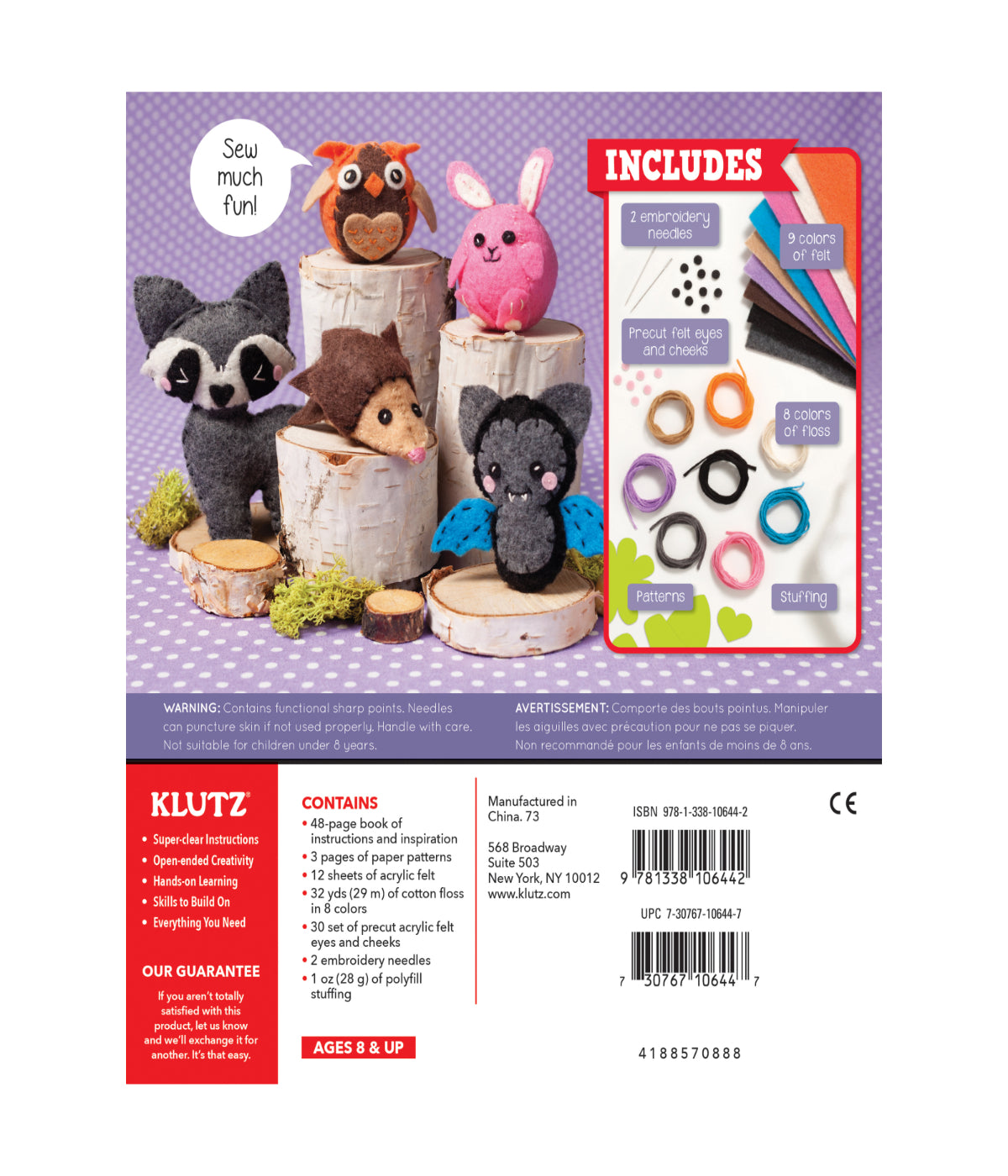  Sew Mini Animals Multi - Multi - Bonton