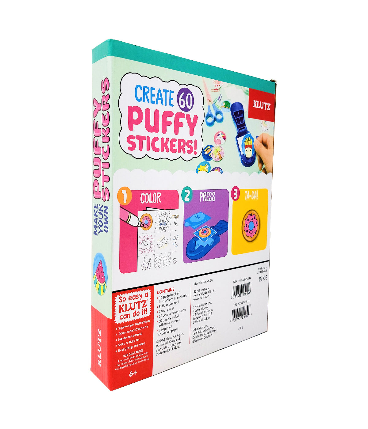  Make Your Own Puffy Stickers Multi - Multi - Bonton