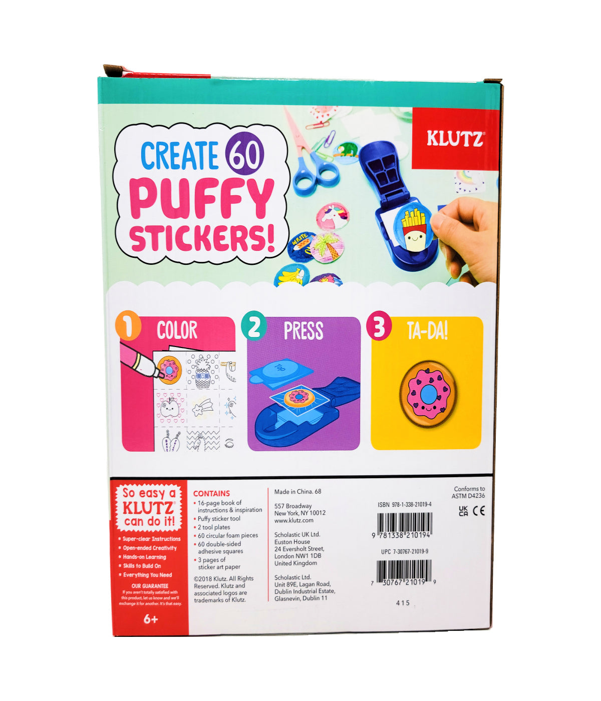  Make Your Own Puffy Stickers Multi - Multi - Bonton