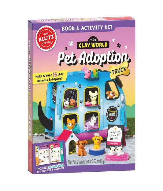 Mini Clay World Pet Adoption Truck Multi