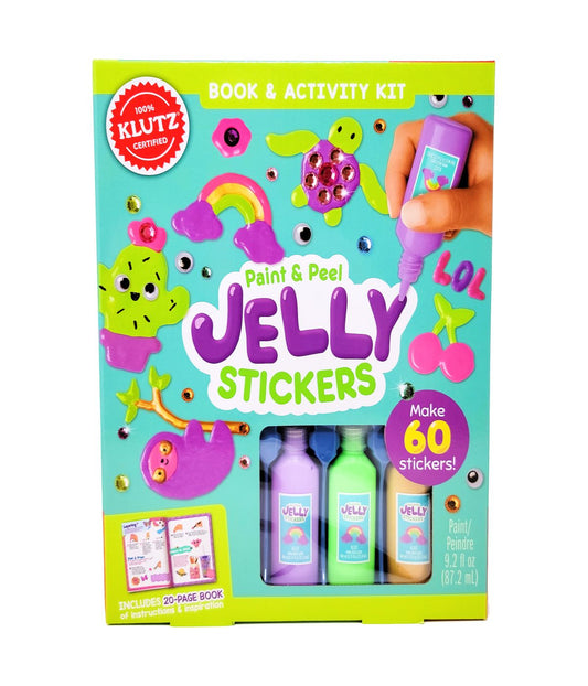 Paint & Peel Jelly Stickers Multi