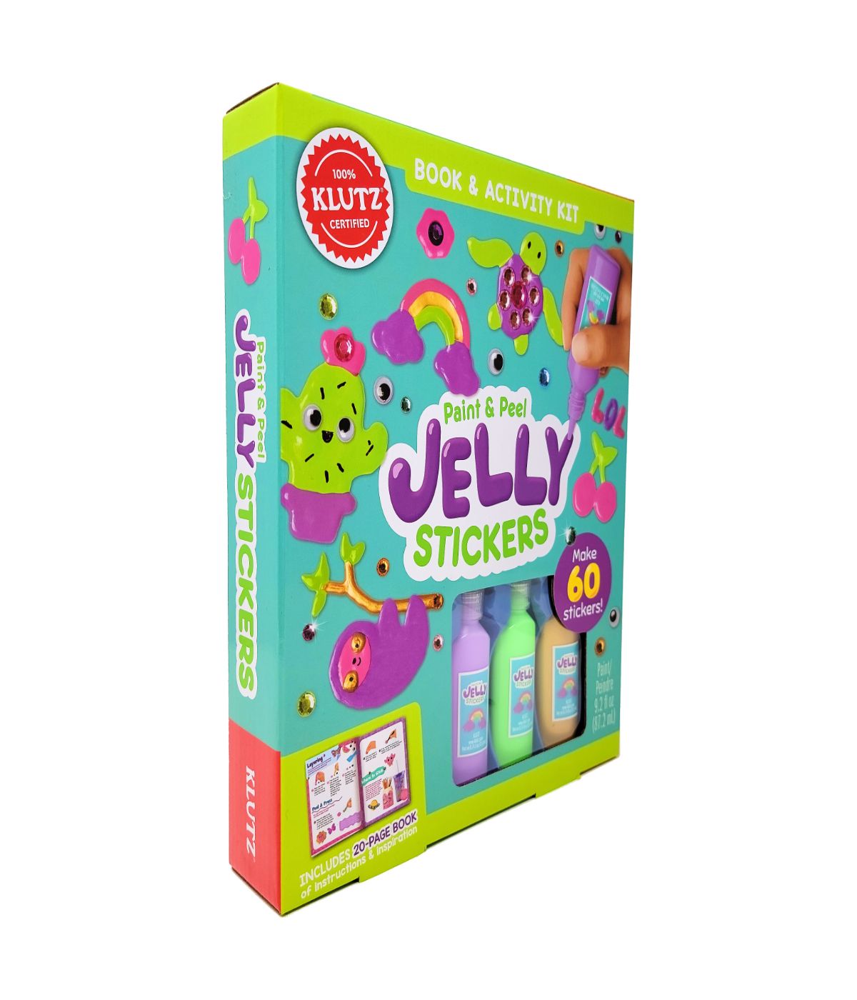  Paint & Peel Jelly Stickers Multi - Multi - Bonton