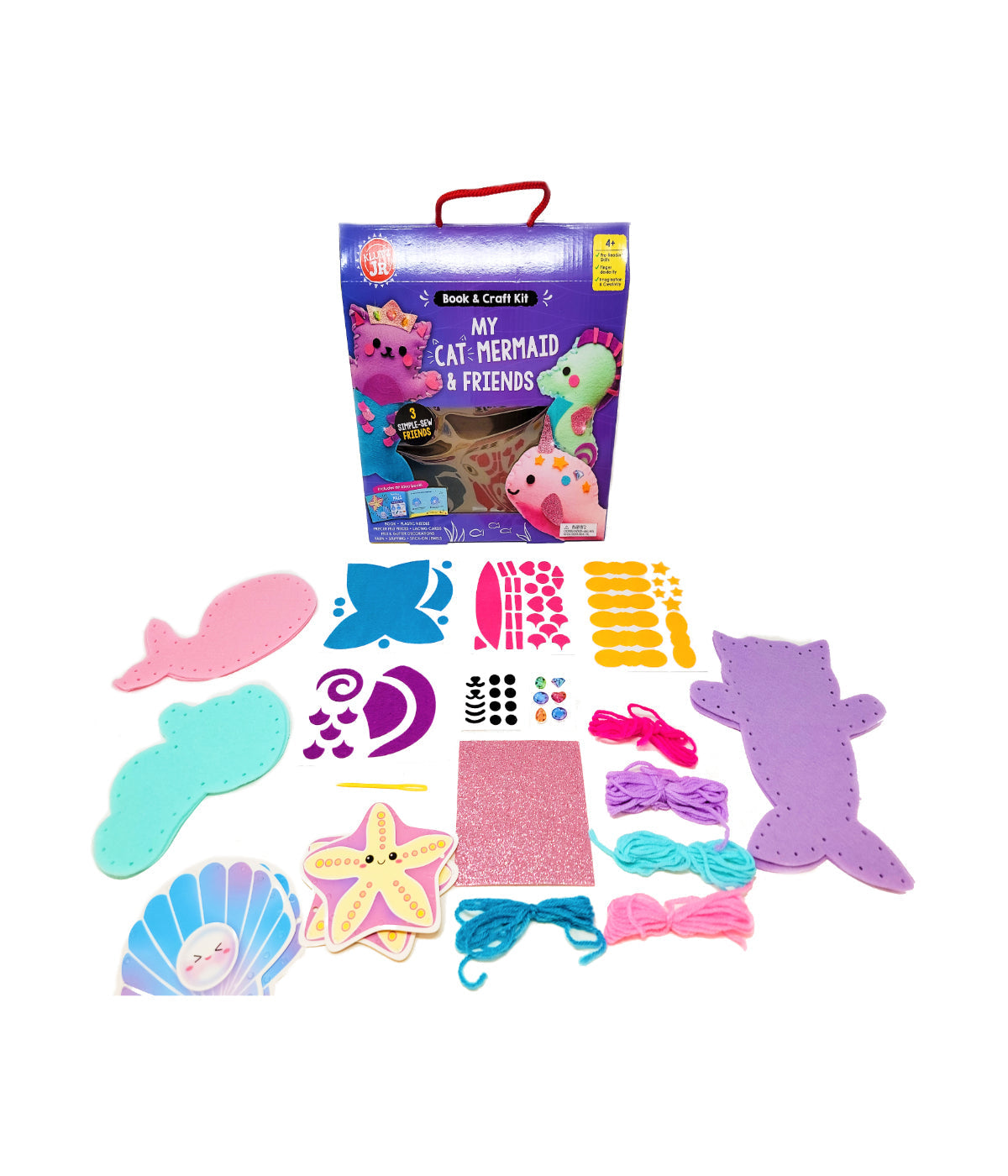  Klutz Jr. My Cat Mermaid & Friends Multi - Multi - Bonton