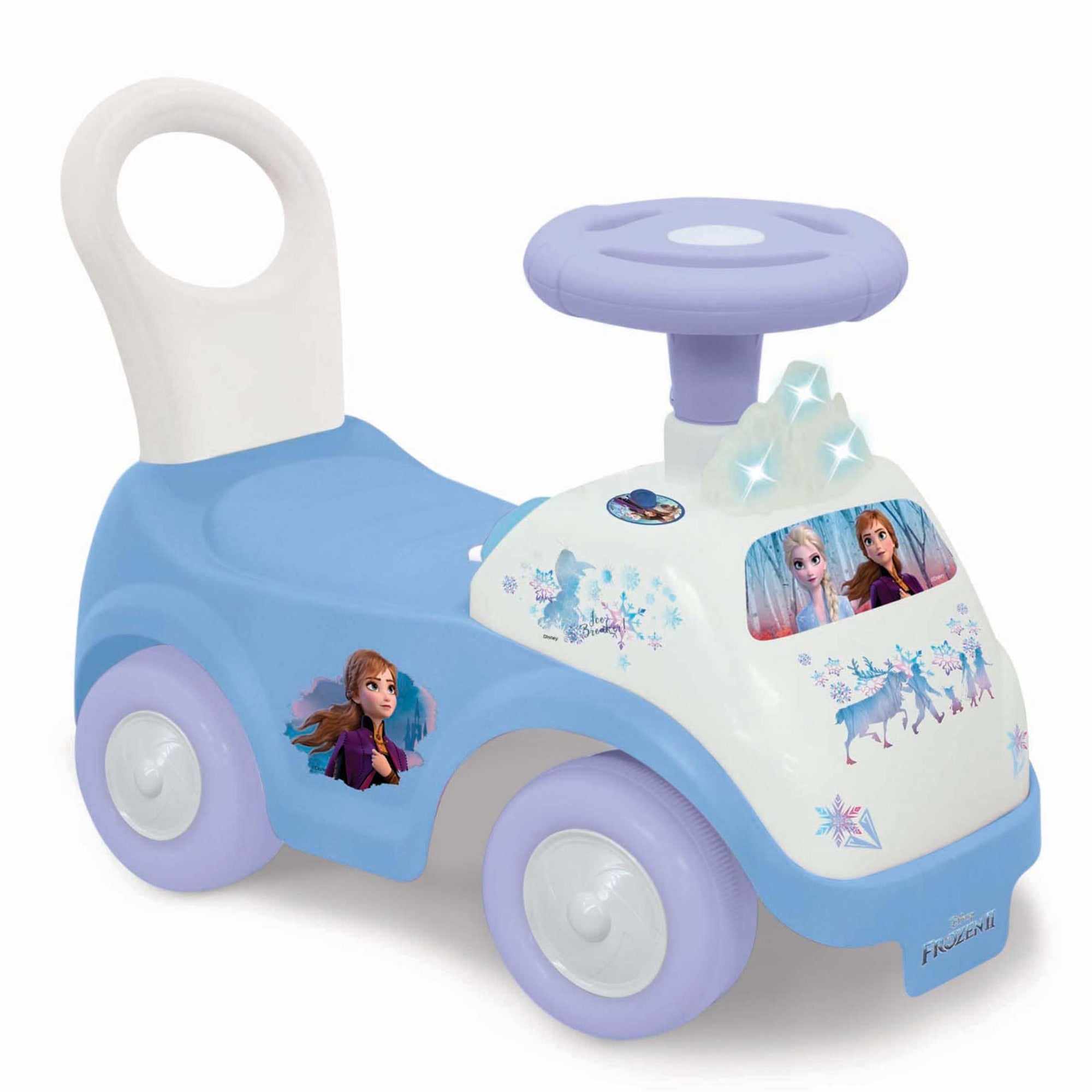  Kiddieland Kiddieland: Lights N' Sounds: Ride-On - Frozen 2 - Disney Foot To Floor Activity Vehicle, Interactive Push & Pull Toy Car, Toddlers, Ages 12-36 Months - Multi - Bonton