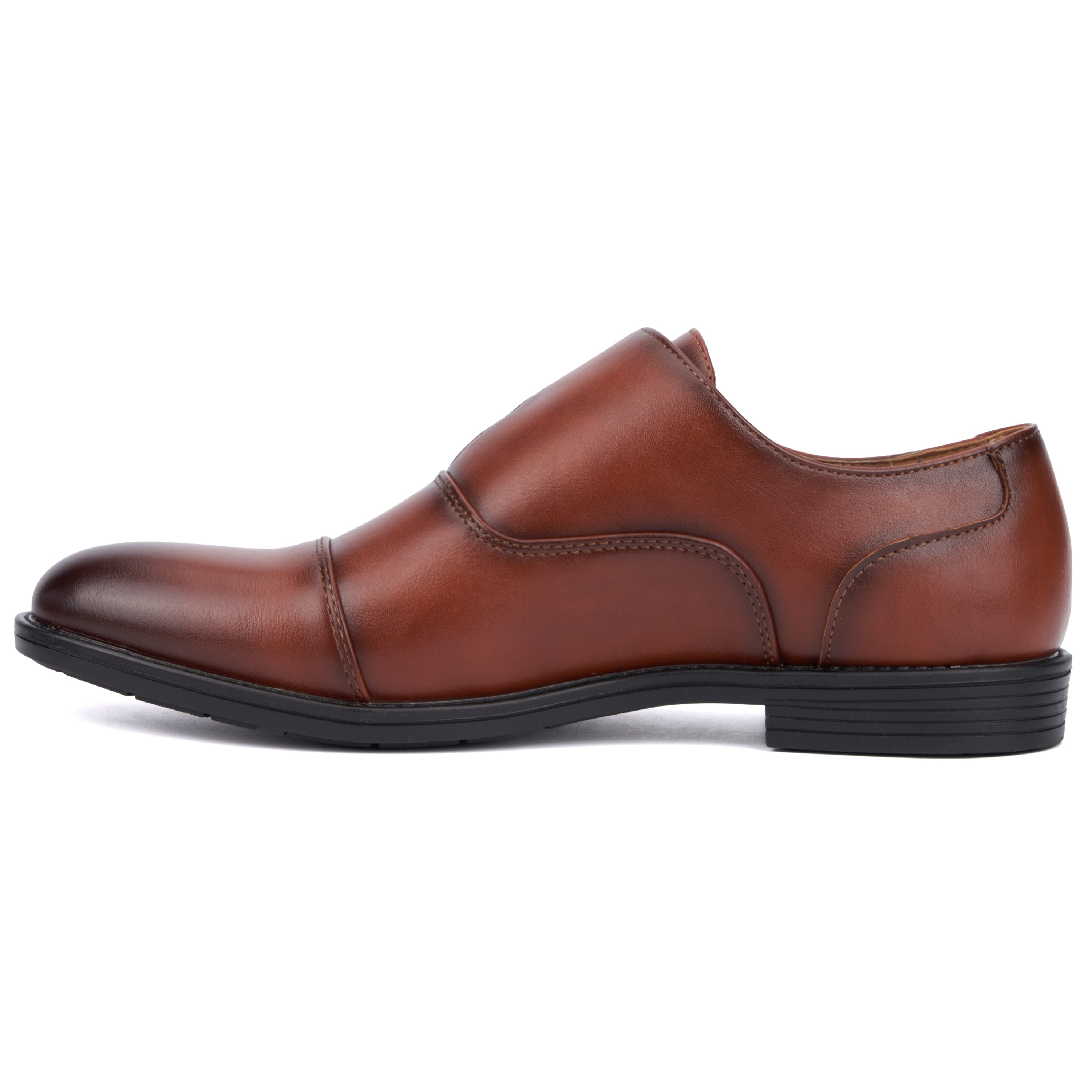  New York & Company Men's Marlon Monk Strap Dress Shoe - Brown - Bonton