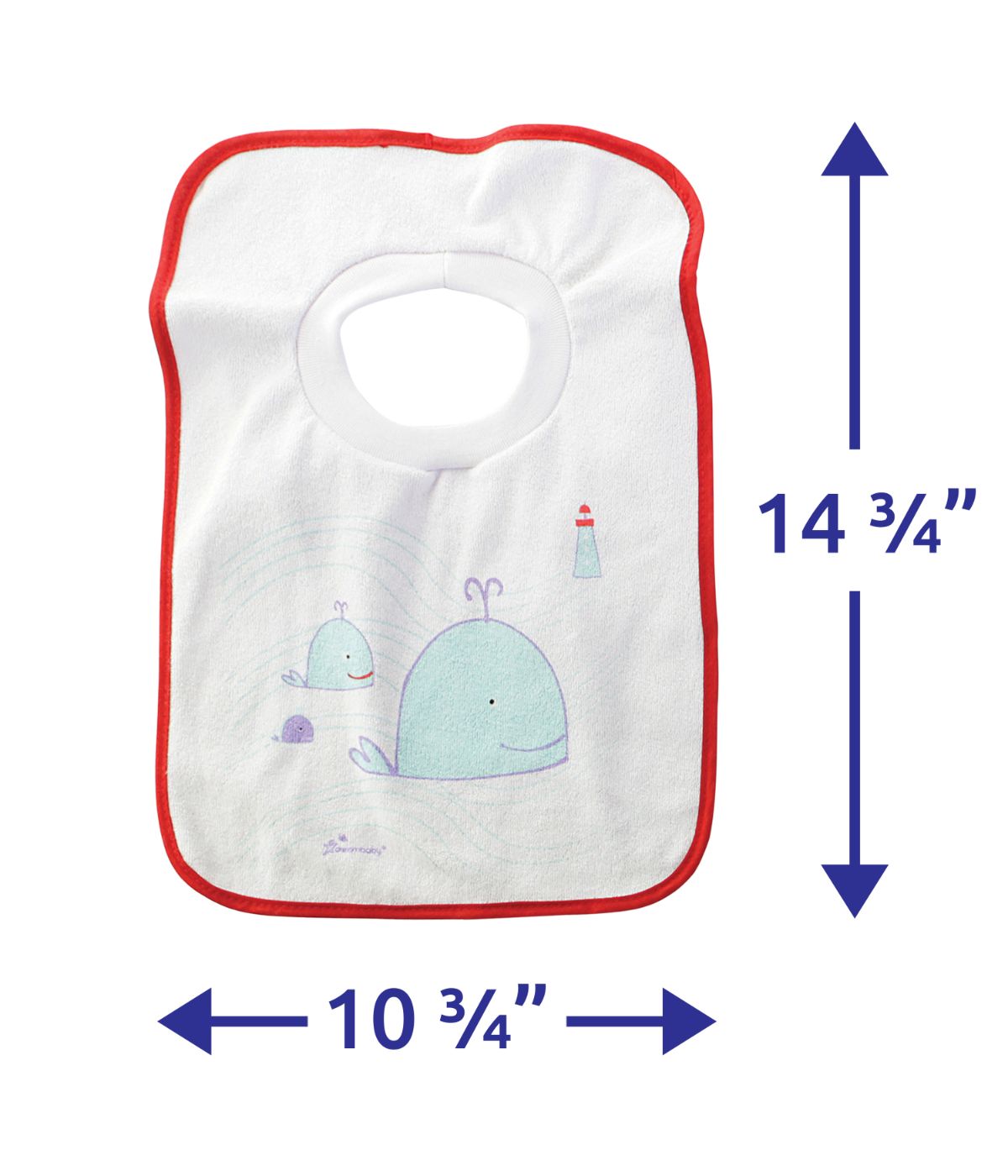  Terry Cloth Pullover Baby Bibs - Super Absorbent for Feeding and Drooling Toddlers - 4 count Red Multi - Red Multi - Bonton