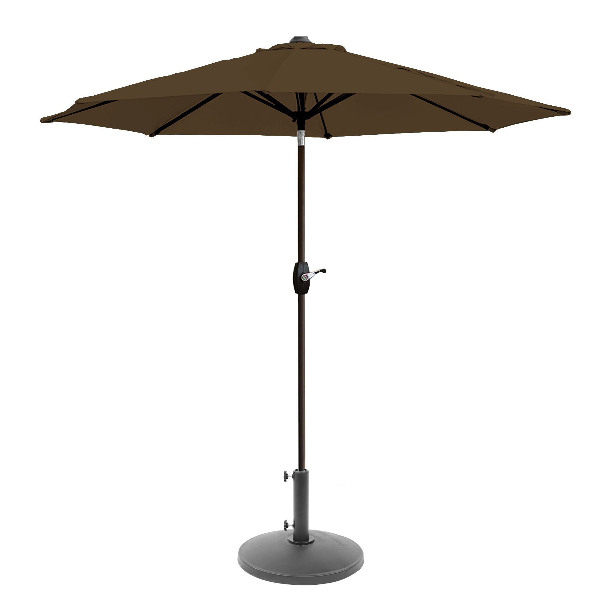  Westin Furniture 9 ft Outdoor Patio Market Table Umbrella with Round Resin Base - Lime Green - Bonton