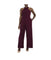 Women's Twist Neck Jumpsuit With Pockets