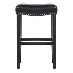 29" Upholstered Backless Bar Stool