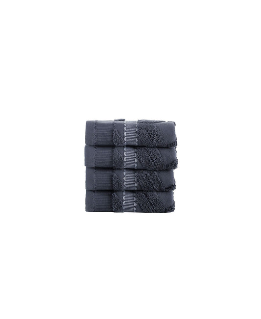 Large Square 4 Piece Wash Towel Set