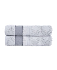 Large Square 2 Piece Bath Sheet Set