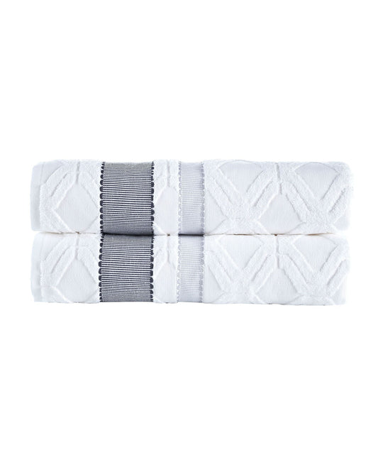 Large Square 2 Piece Bath Sheet Set