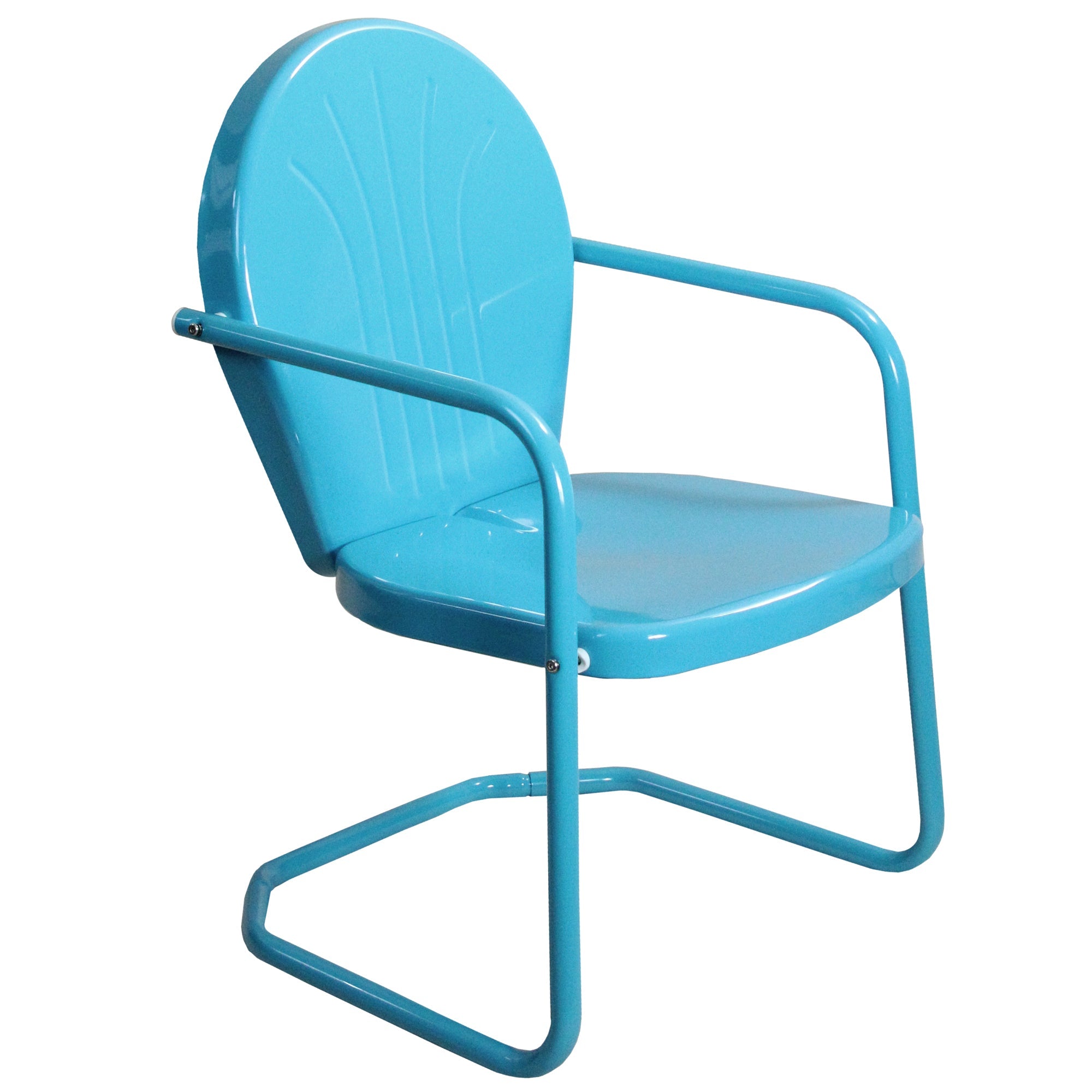  Outdoor Retro Tulip Armchair - Yellow - Bonton