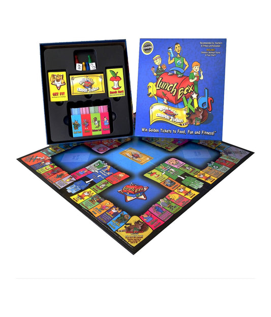 LunchBox Kids Health & Fitness Educational Board Game Multi