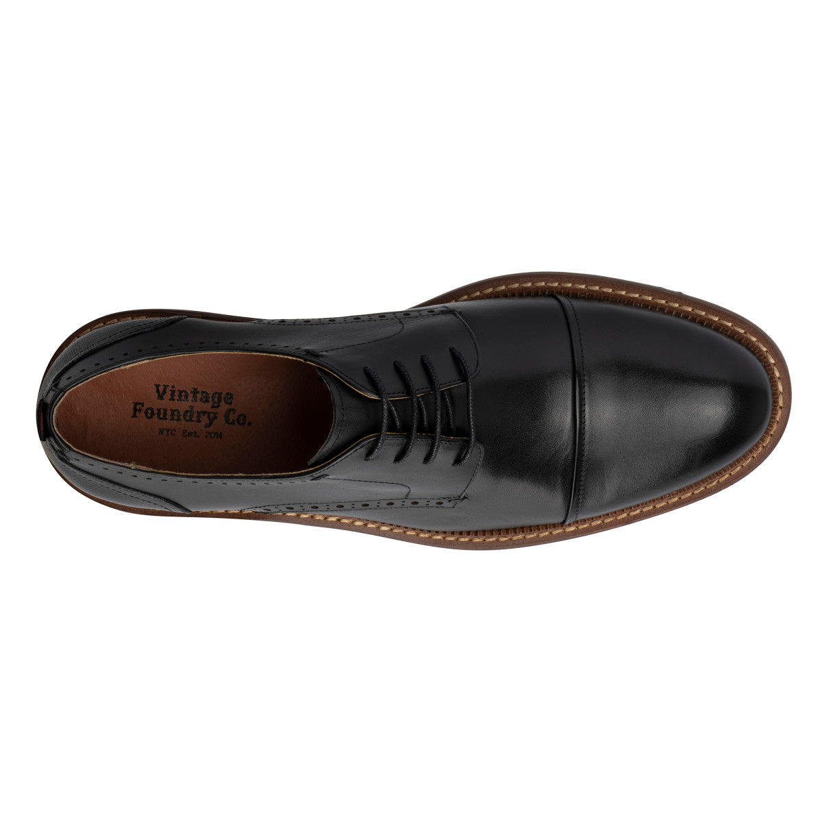  Vintage Foundry Co. Men's Cyrus Oxford - Brown - Bonton