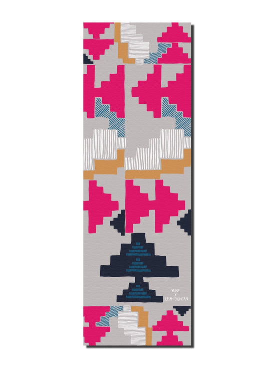 Leah Geo Trekk Travel Yoga Mat by Yune Yoga