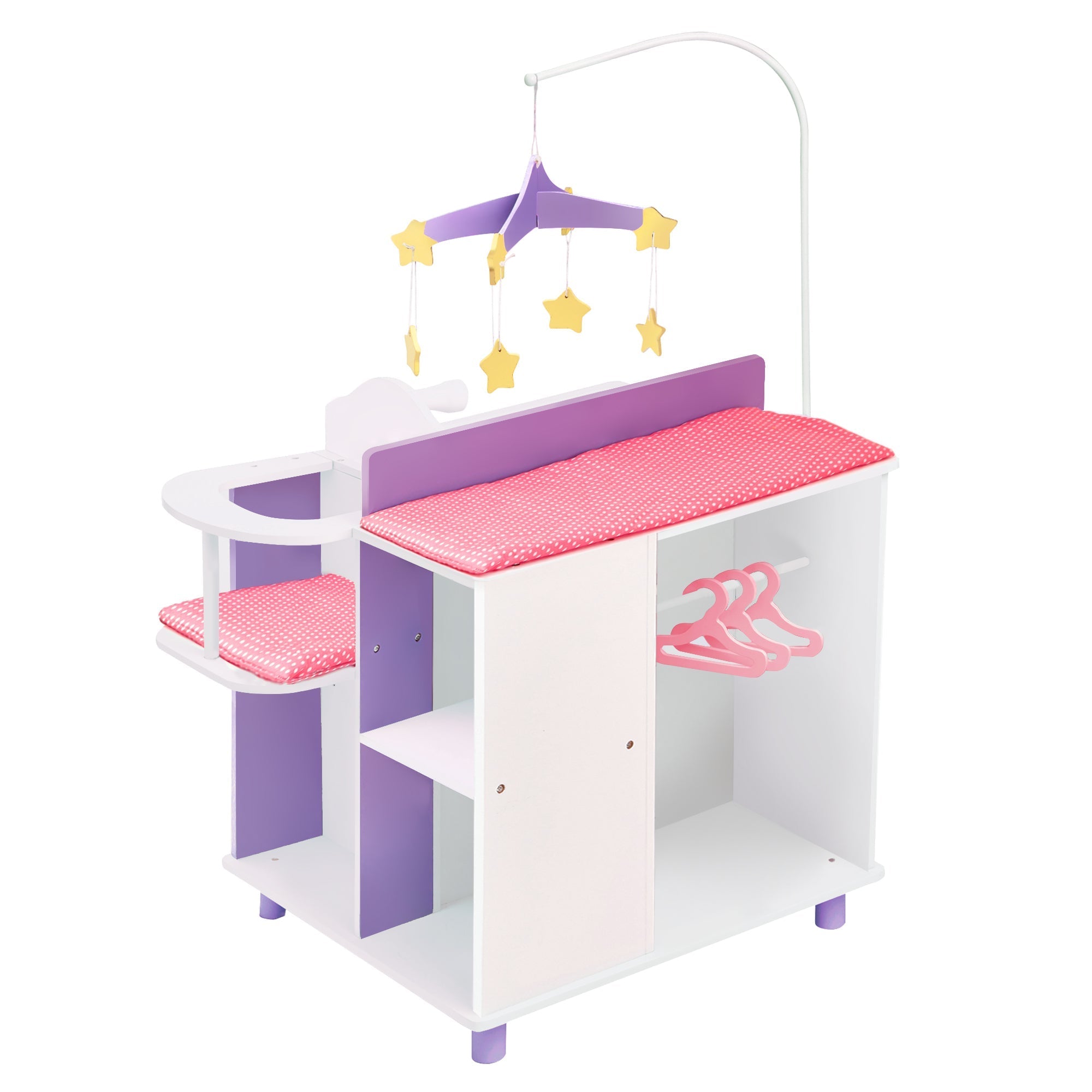  Teamson Kids Olivia's Little World - Little Princess Baby Doll Changing Station with Storage - White - Bonton