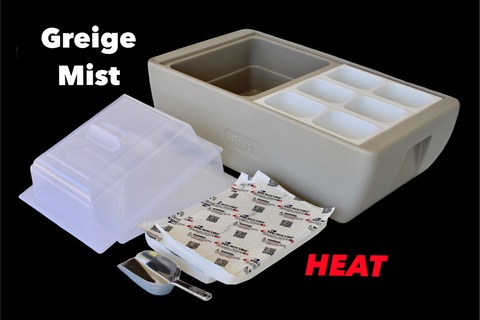 Dubler HEAT Flameless Chafer™ | Greige Mist by Revo Coolers