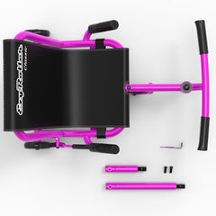 EzyRoller: Classic - Pink - Ride-On Scooter, Cambering Motion, Pedal Free Cart, Hand Brakes, Extendable Frame, 154lb Capacity, Kids Ages 4+-Multi-One Size-3