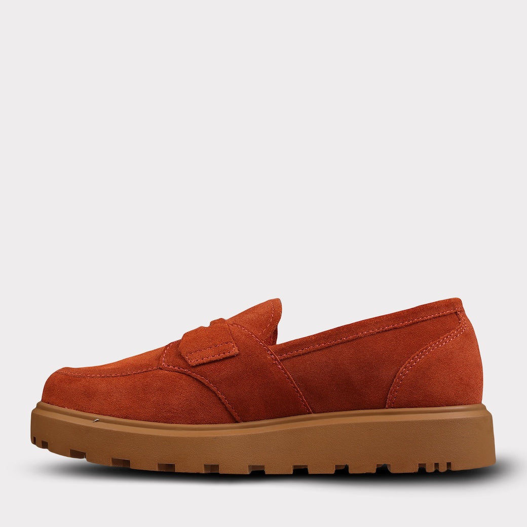  Mykos Lilian Women's Loafer Shoe - Pumpkin - Bonton