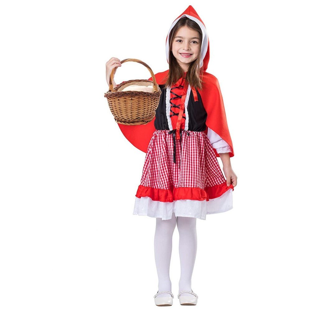  Dress Up America Little Red Riding Hood Costume - Kids by Dress Up America - Large (12-14) - Bonton