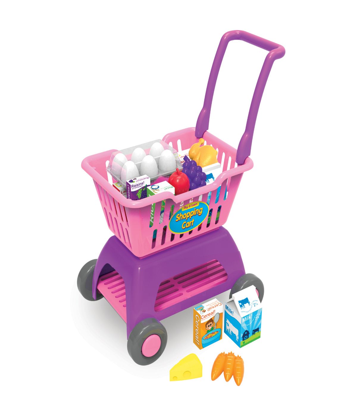  Play & Learn Shopping Cart Multi - Multi - Bonton