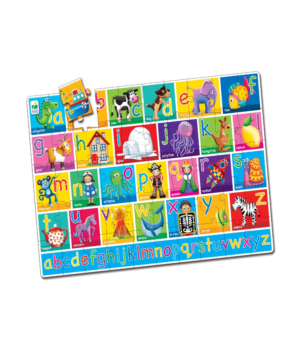  Alphabet Jumbo Floor Puzzle: 50 Pcs Multi - Multi - Bonton