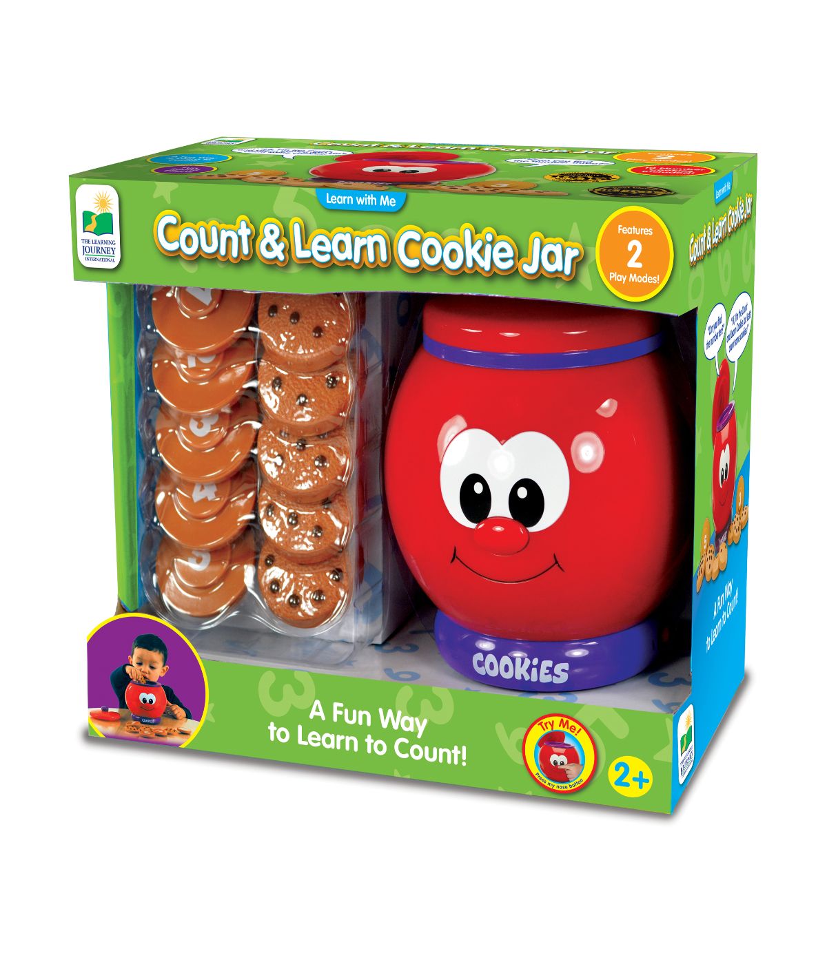  Learn with Me - Count & Learn Cookie Jar Multi - Multi - Bonton