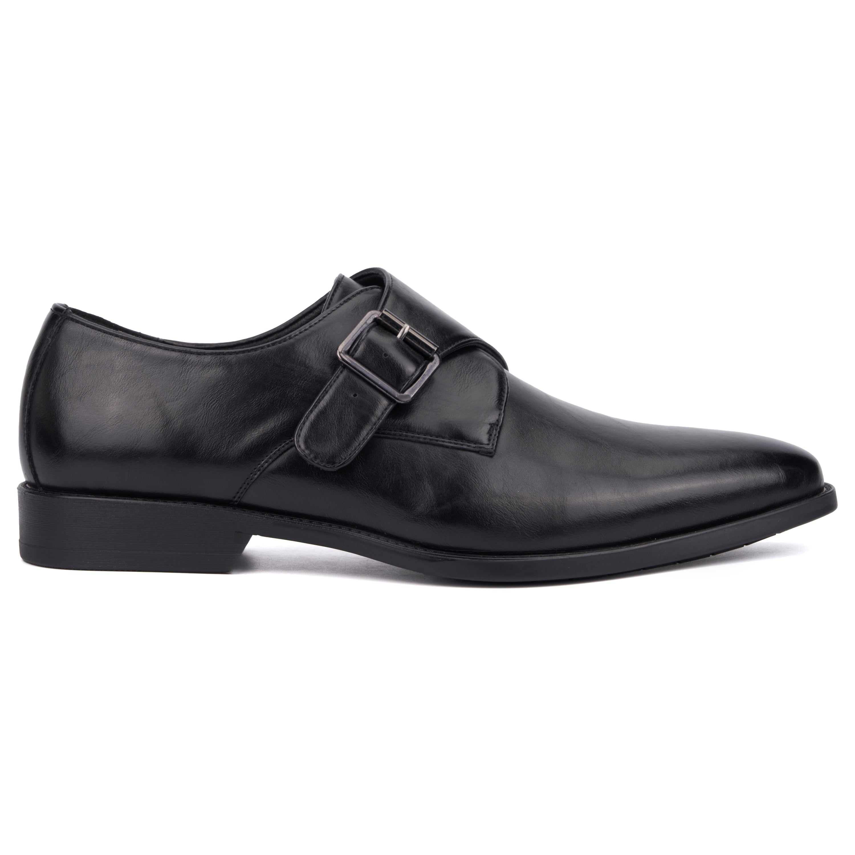  Men's Riley Monk Strap Dress Shoe - BLACK - Bonton